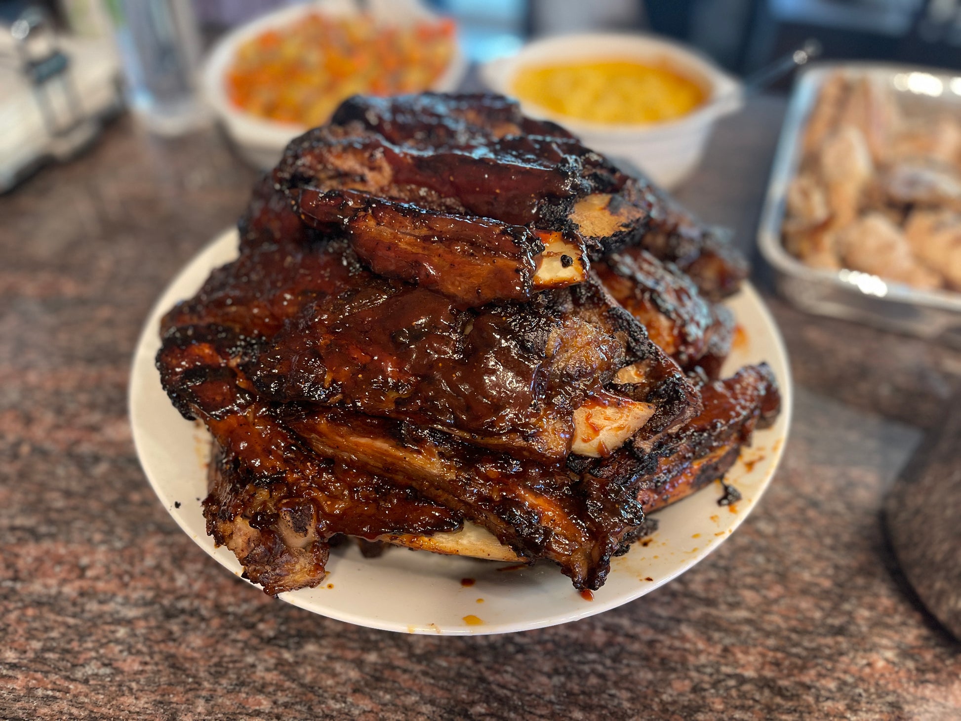 Phil's Bbq Slow Cooked Ribs Bbq Babyback Ribs Barbeque Pork